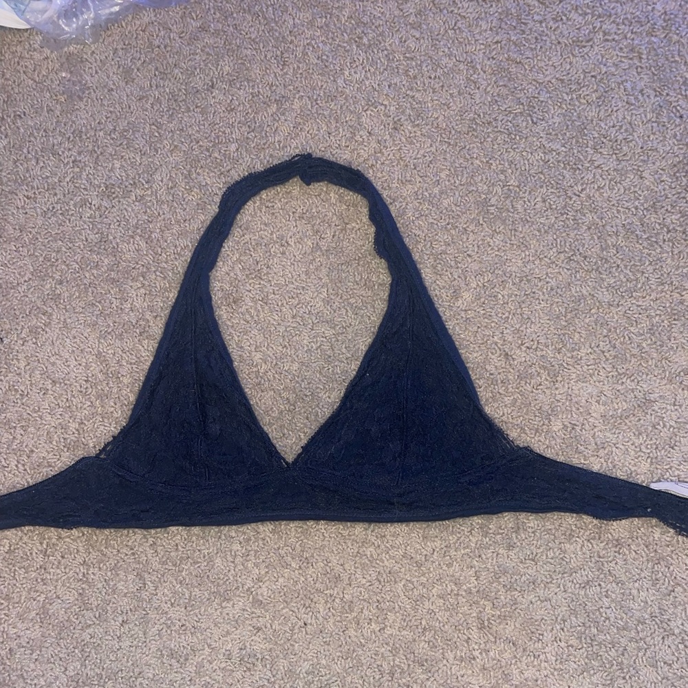 navy blue bralette - urban outfitters
